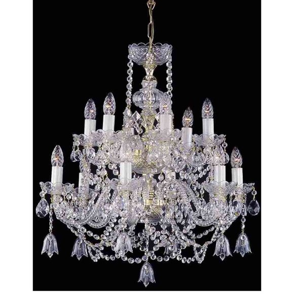Aldit Other - Aldit Czech Bohemian Crystal Chandelier